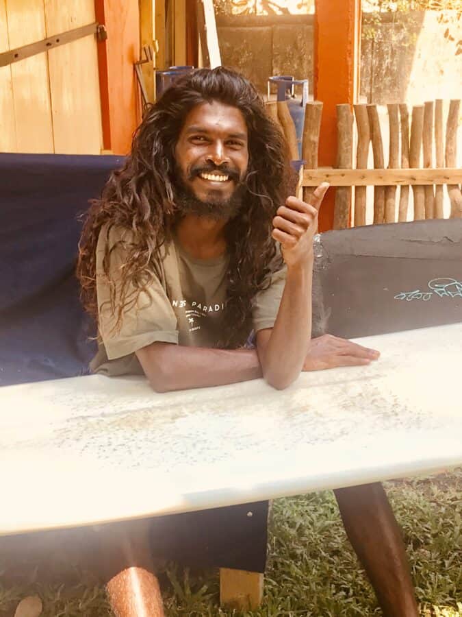 Lahiru Sadun Left for days Hiriketiya Sri Lanka
