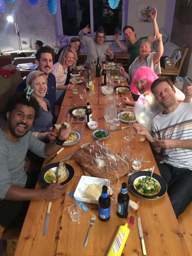 Communal dinner