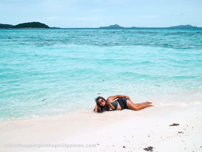 Bask in the sun on Malcapuya Island.