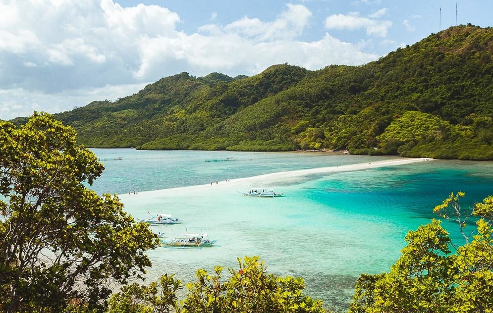 Sandbars to stroll along on Combination El Nido Tour plus Multiday Tour to Coron.