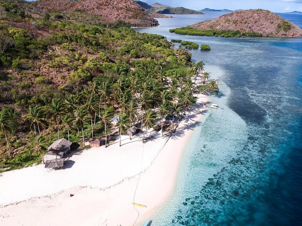 Boat tours itinerary between El Nido and Coron another shot of Araw beach