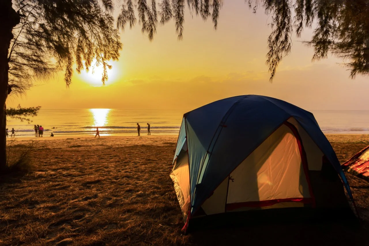 beach camping tours trip