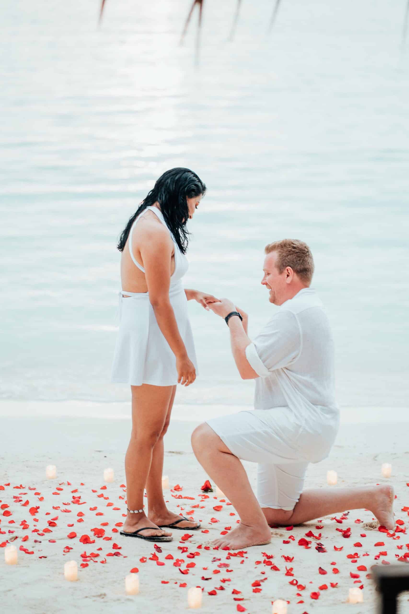 Secluded beaches in coron Palawan perfect for sunset wedding proposal