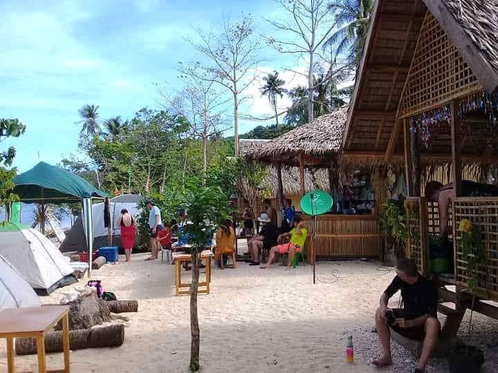 linapacan tourists camp when busy