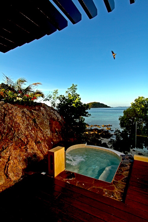 Sandbar Bungalow jacuzzi
