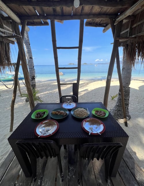 coco beach resort food