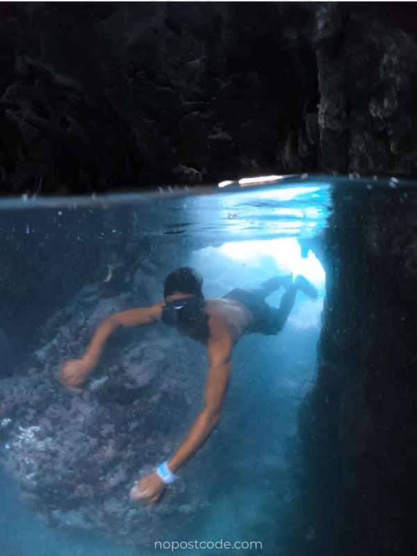 Cave adventures on Shimizu Island