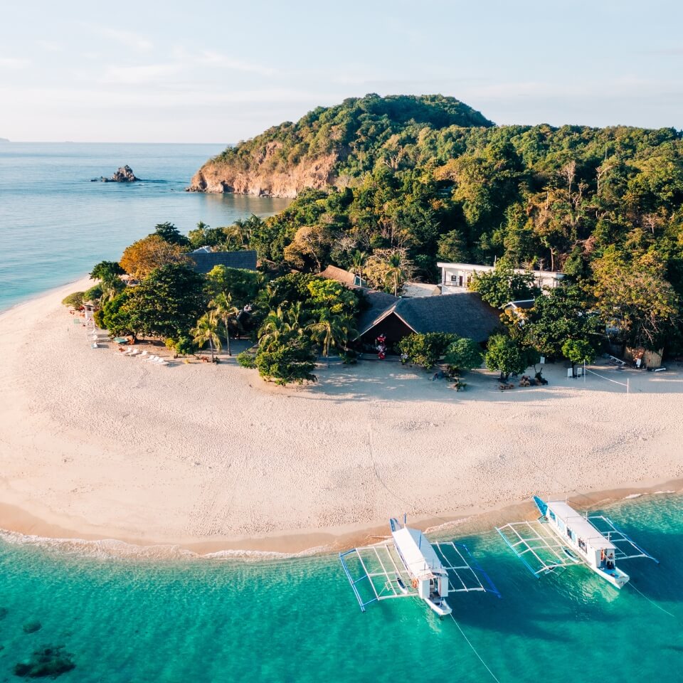 Discovery island resort aerial view 2