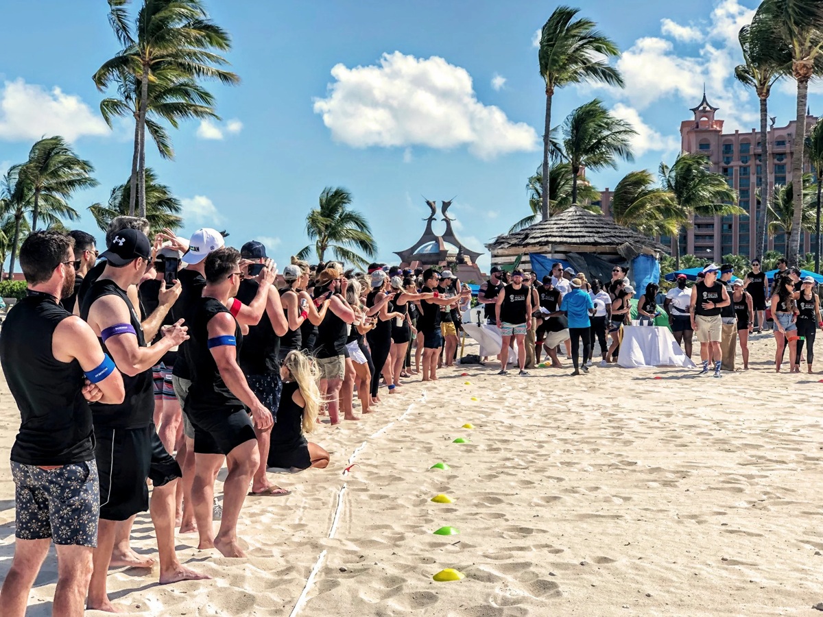 team building beach paradise luxury accommodation