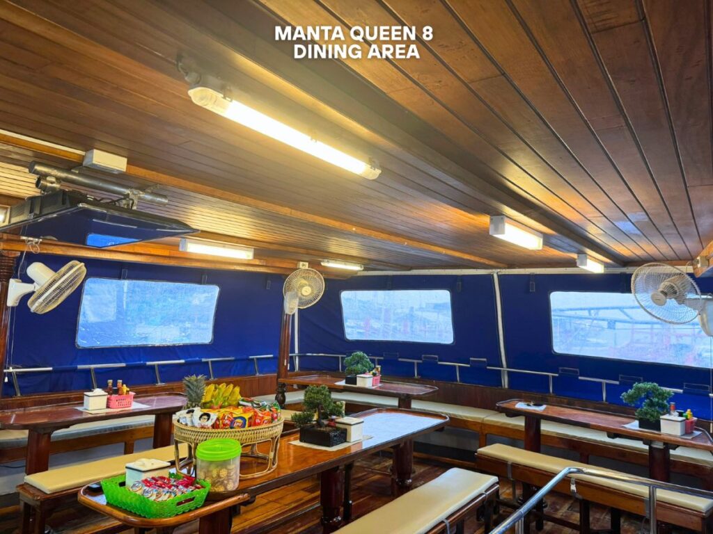 MQ8 Dining area Upper deck