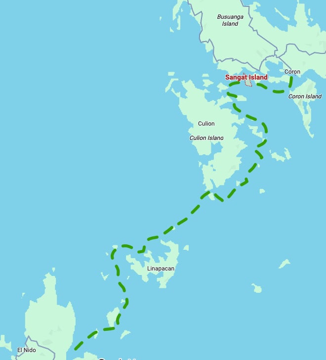 sangat island resort map
