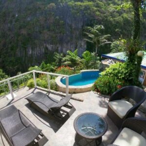 El Nido Viewdeck Cottages terrace