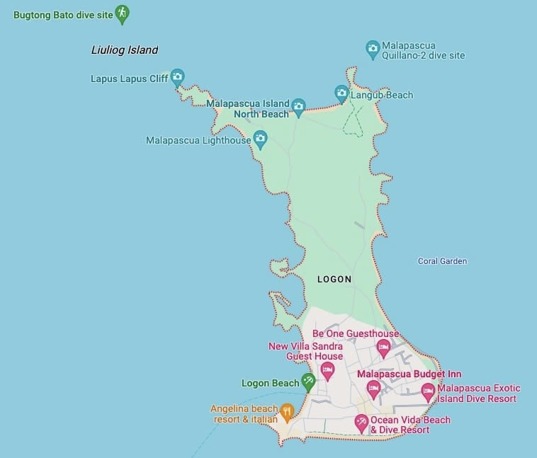 Malapascua Island Daanbantayan closeup