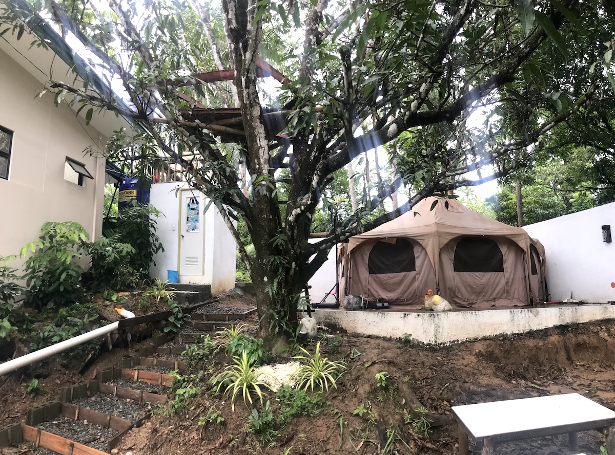 Beer detox weight loss resort glamping tent