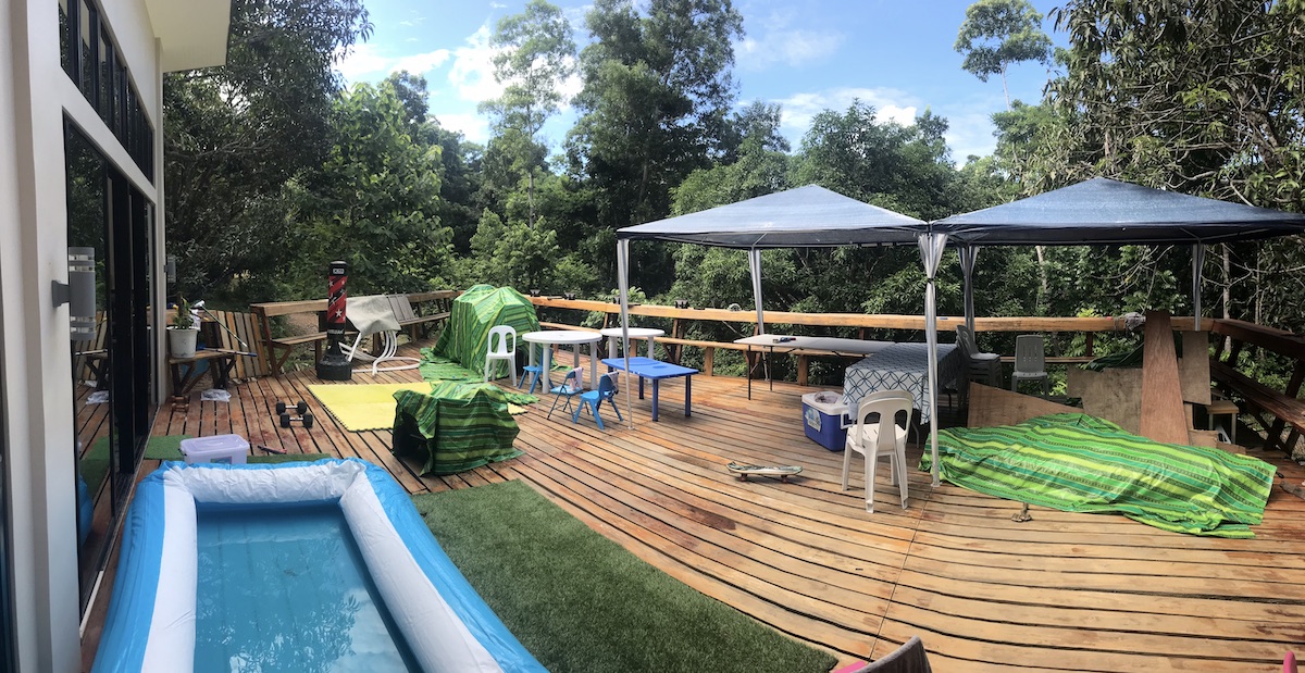 Beer detox weight loss resort terrace