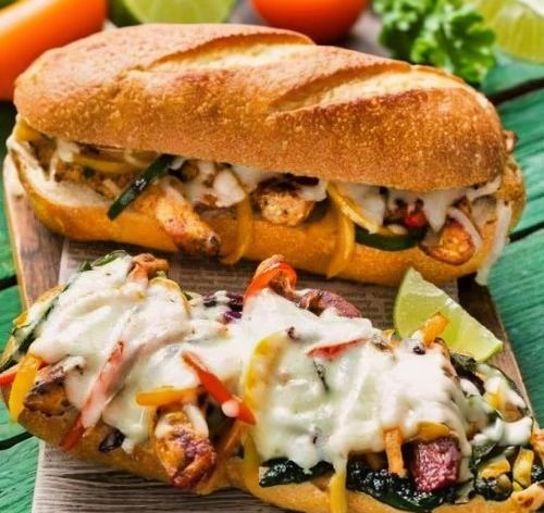 Chicken Fajita Hoagie from The Kitchen