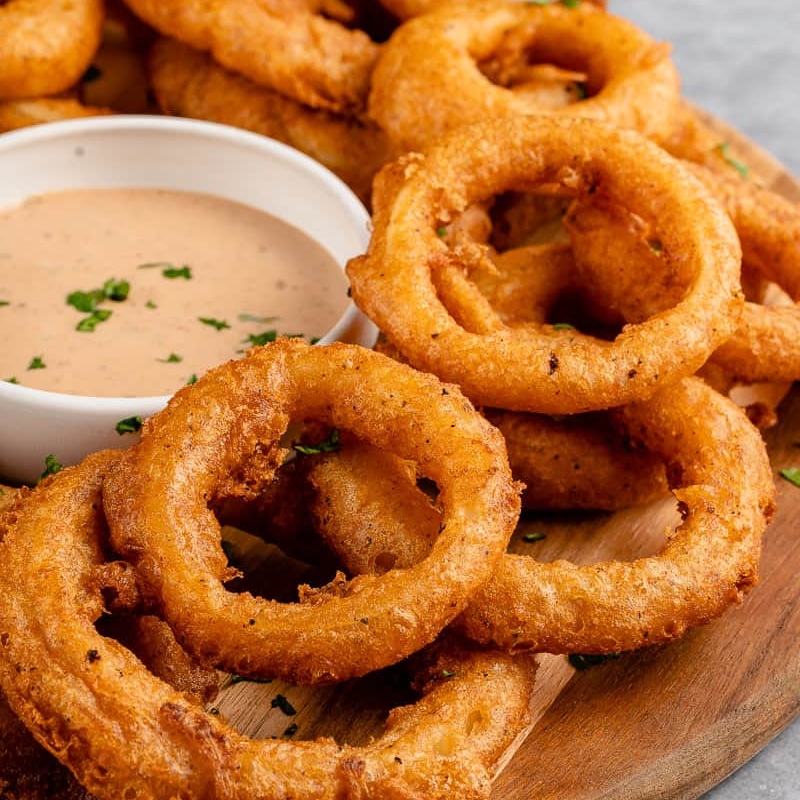 onion rings from the kitchen
