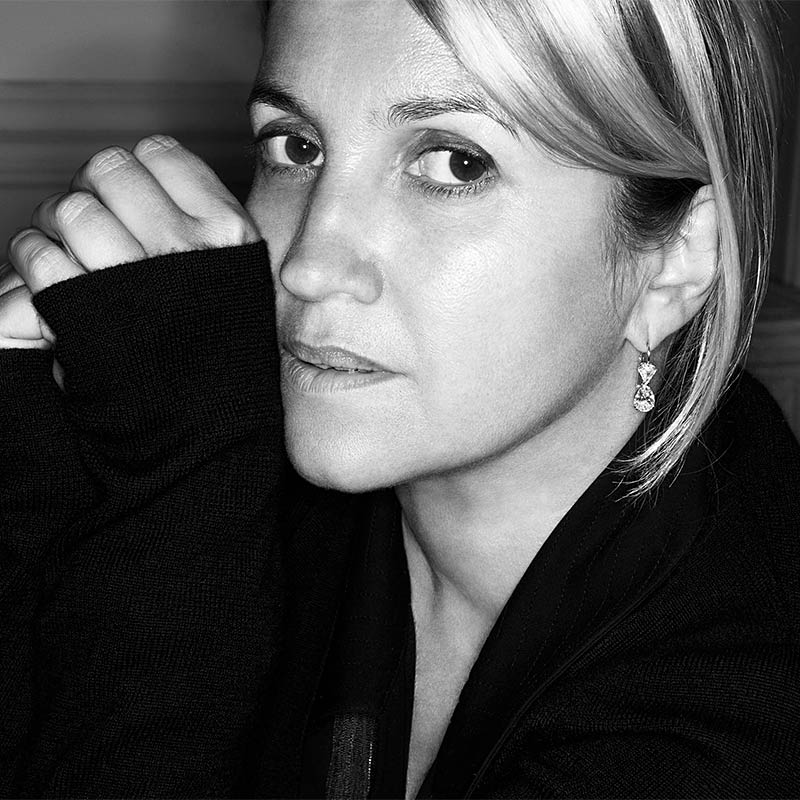 a black and white photo of a woman