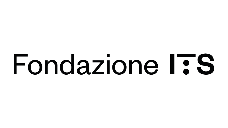 the word fondazione it's written in black on a blue background