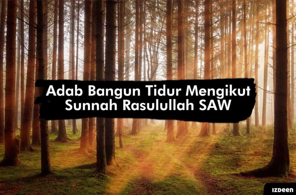 adab bangun tidur