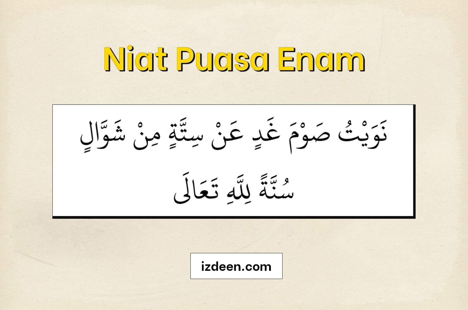 puasa enam