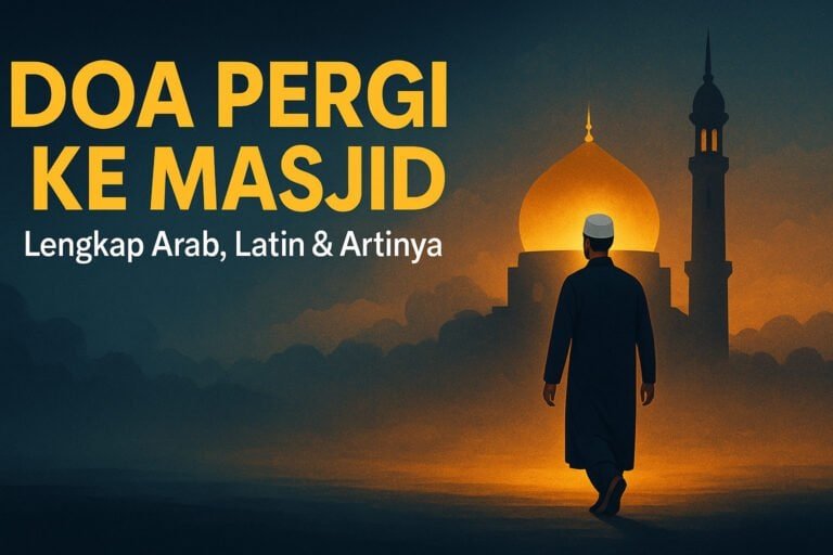 Doa Pergi Masjid