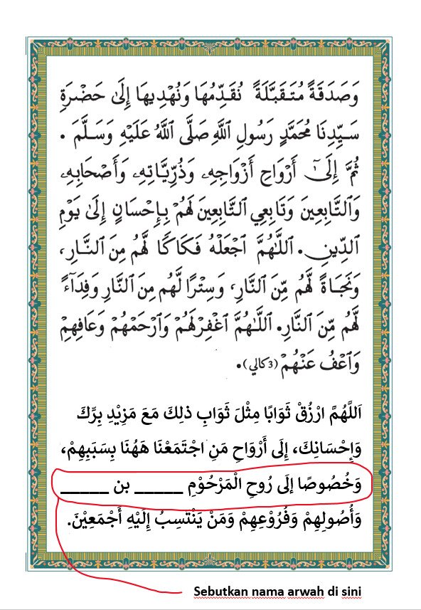 tahlil ringkas