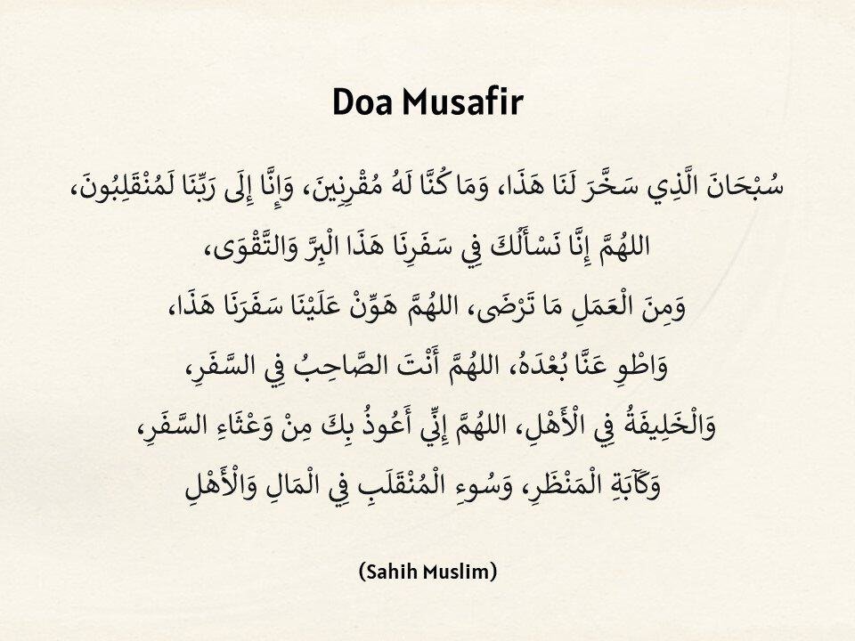 doa musafir