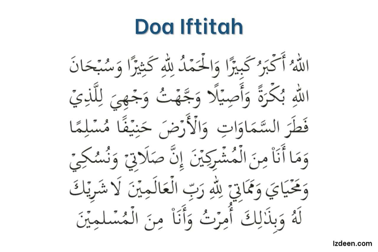 doa iftitah