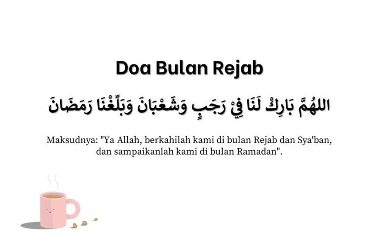 doa bulan rejab