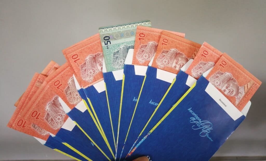 hukum bagi duit raya