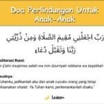 Teks doa perlindungan anak arab, rumi, latin