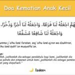 Teks Doa kematian anak kecil arab, rumi, maksud