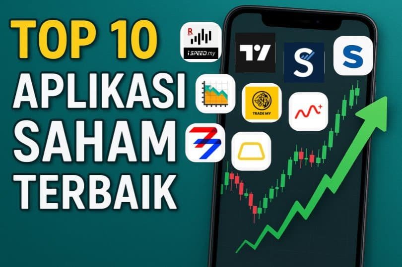 top 10 aplikasi saham terbaik, maybank, bursa, rakuten, stashaway, tradingview