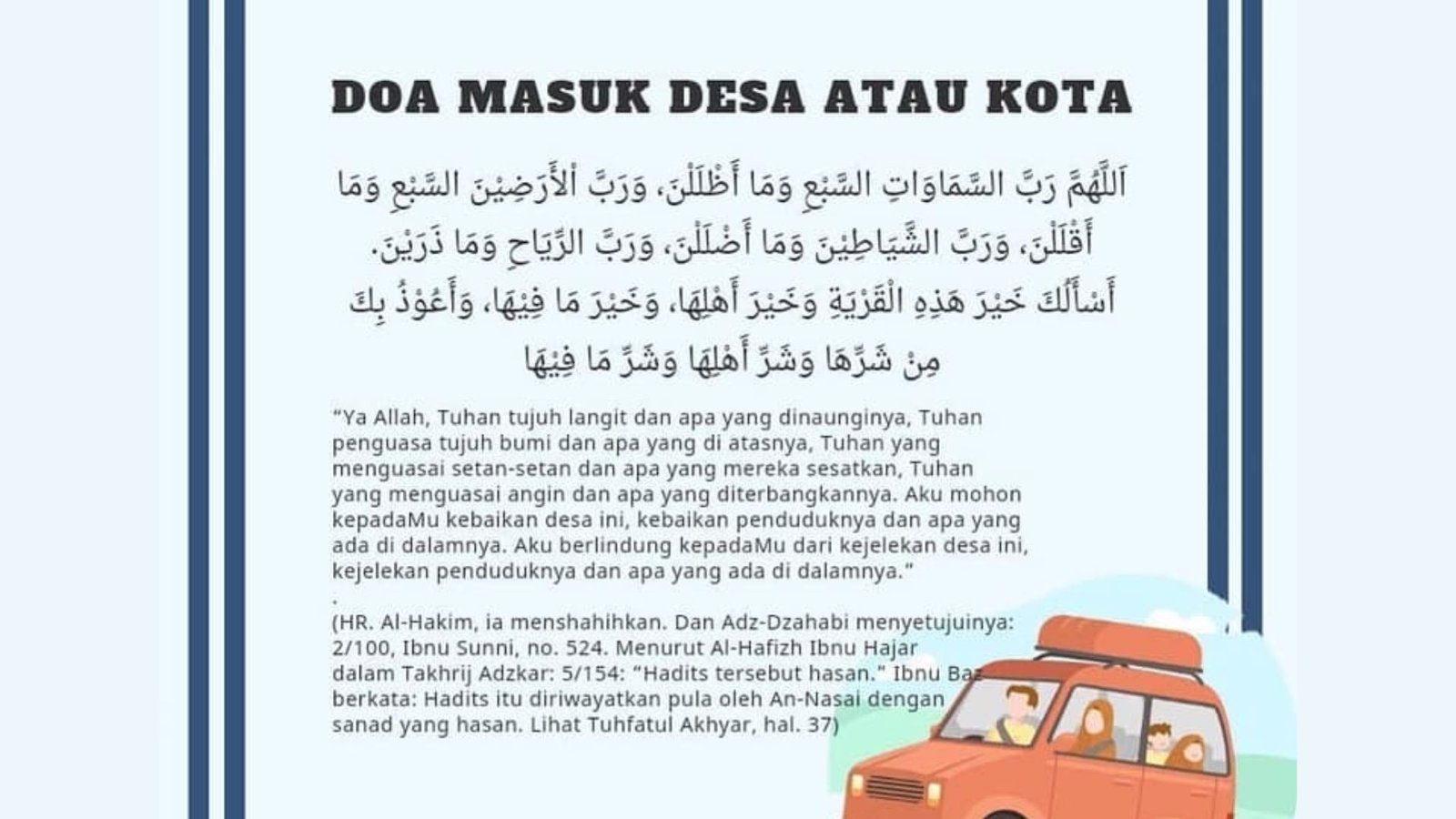 doa masuk kampung