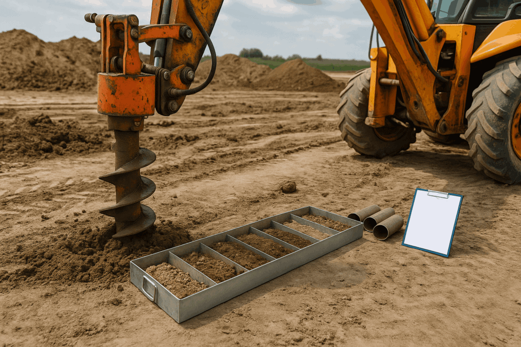 Etapy budowy hali - warunki gruntowe