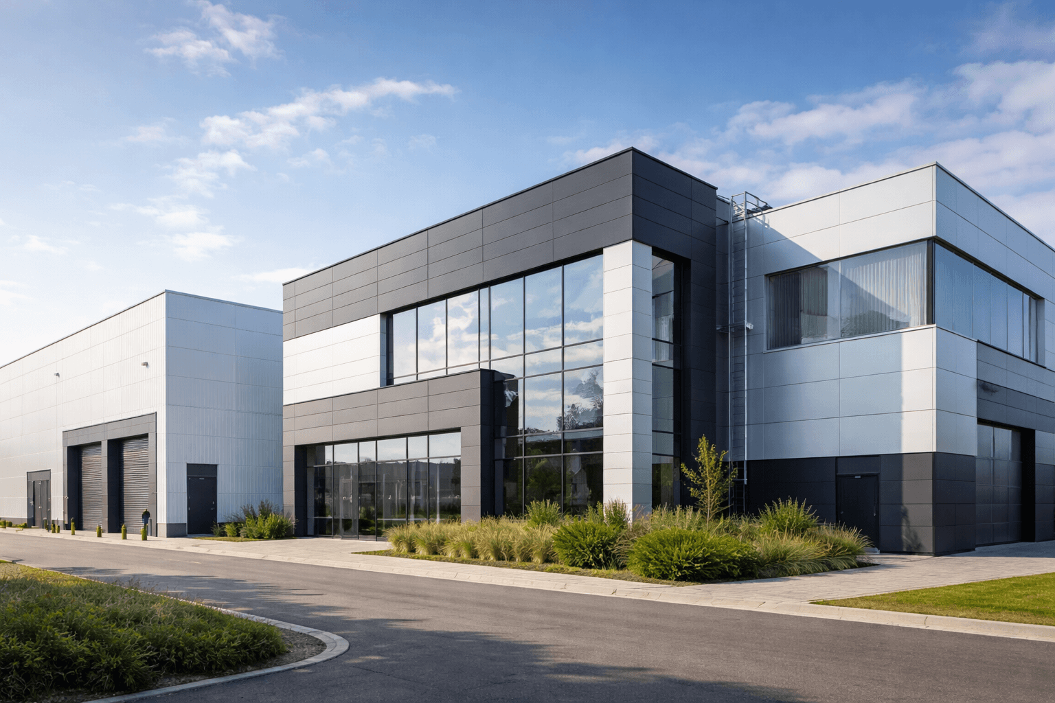 Obudowa hali przemysłowej