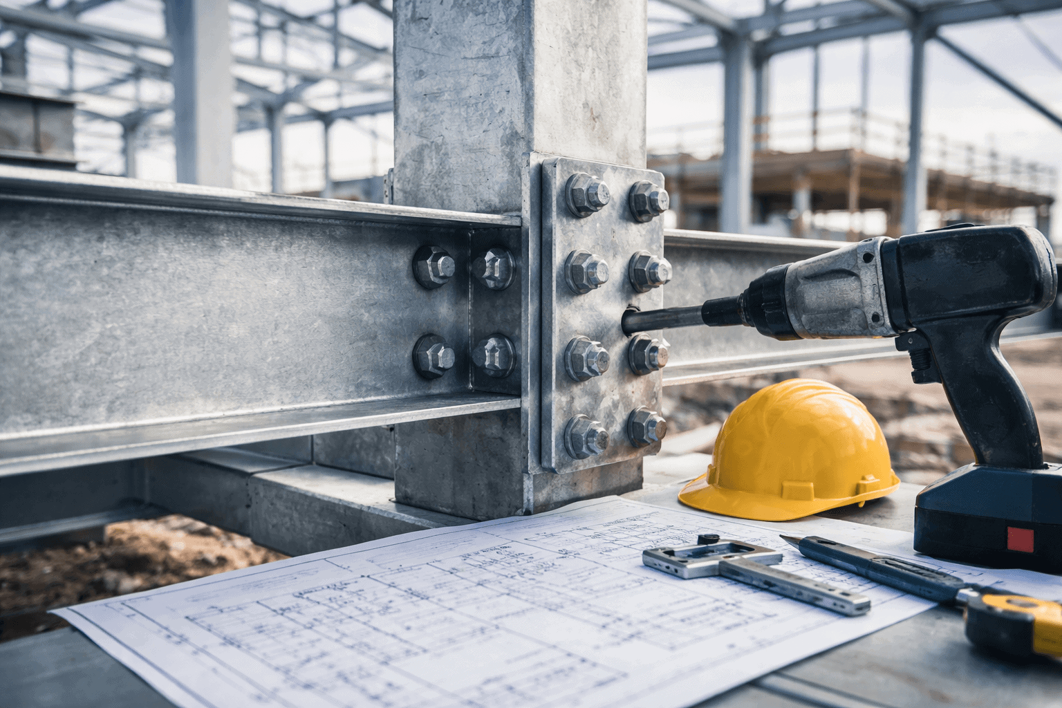 Łatwość montażu konstrukcji stalowej