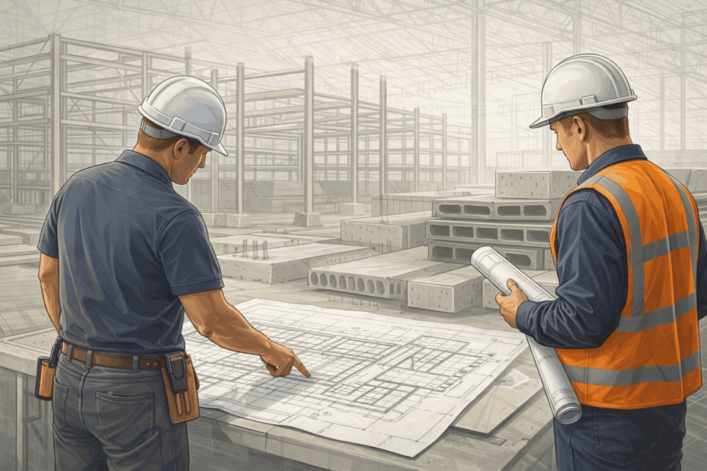 Projekt hali magazynowej - rodzaj konstrukcji