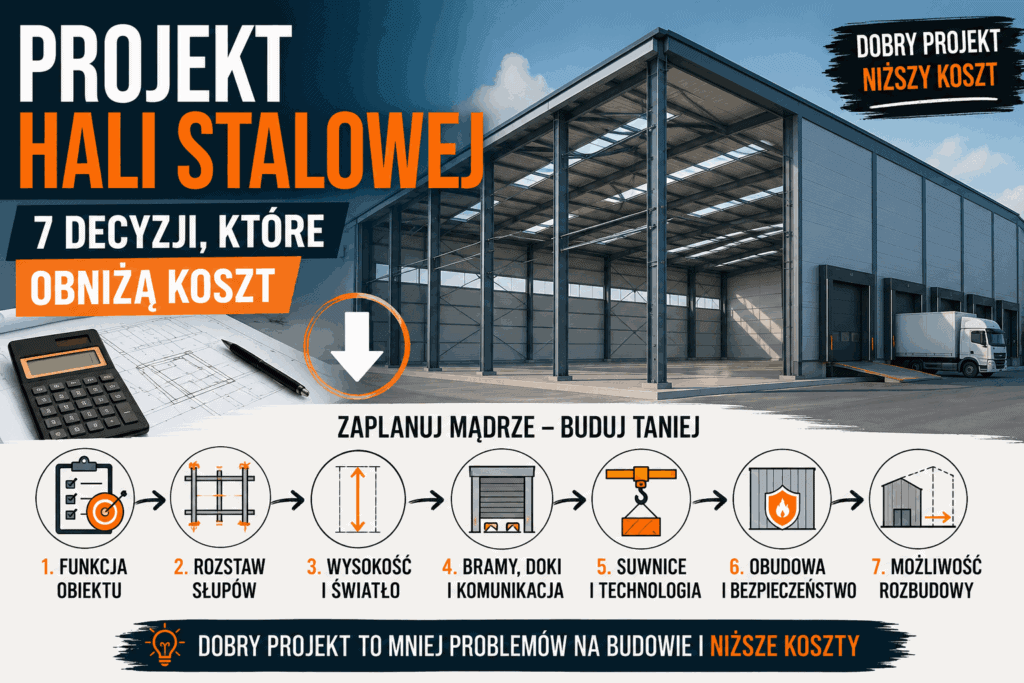 Projekt hali stalowej - od czego zacząć?