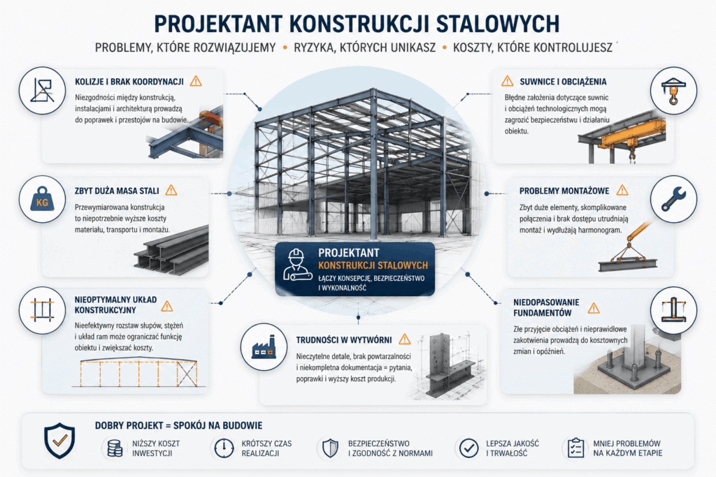 Projektant konstrukcji stalowych - plusy