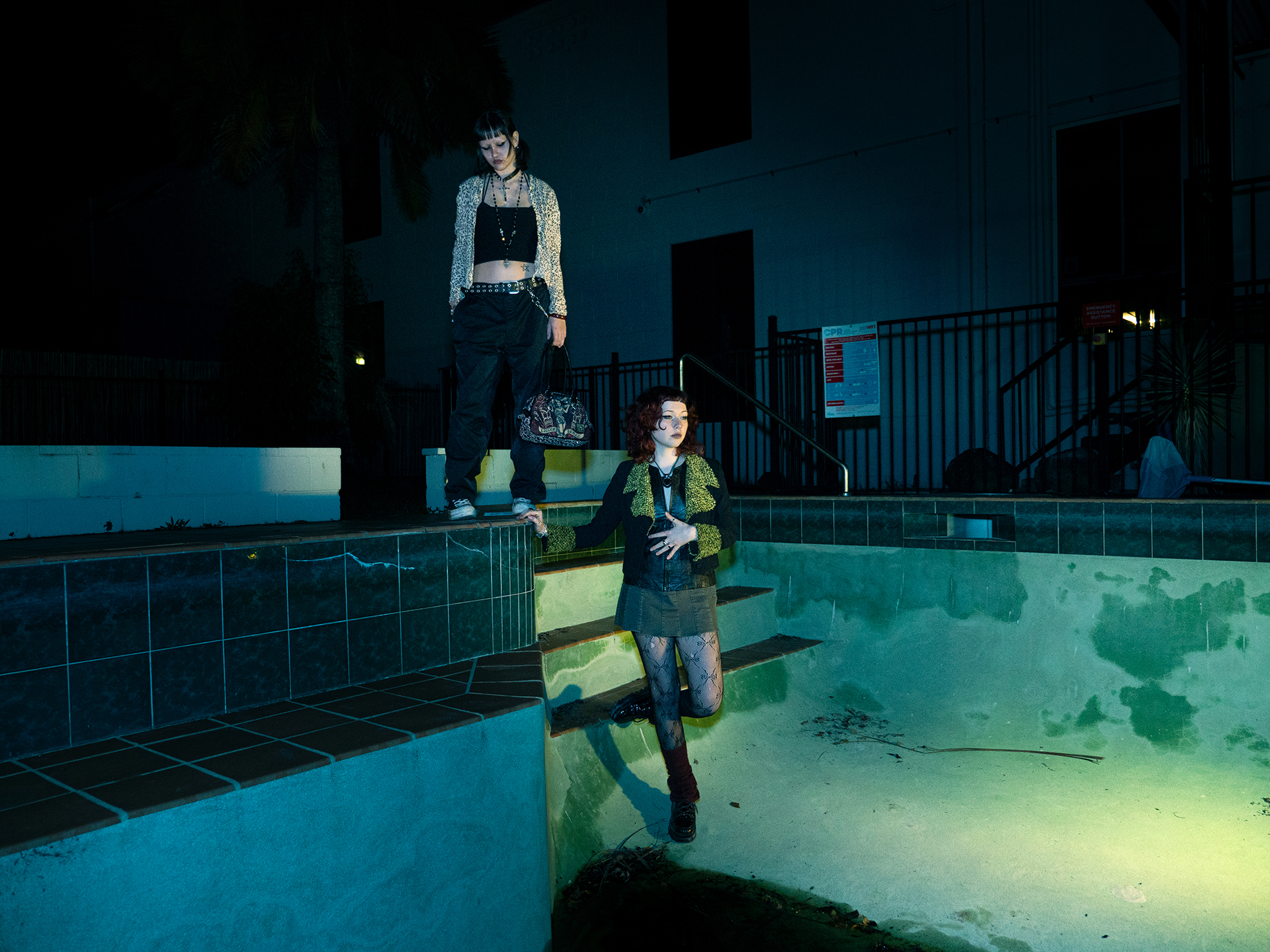 portrait-ellie-tea-jack-gamble-photography Portrait of Ellie and Tea in a pool by Jack Gamble Photography and Video in Brisbane, QLD