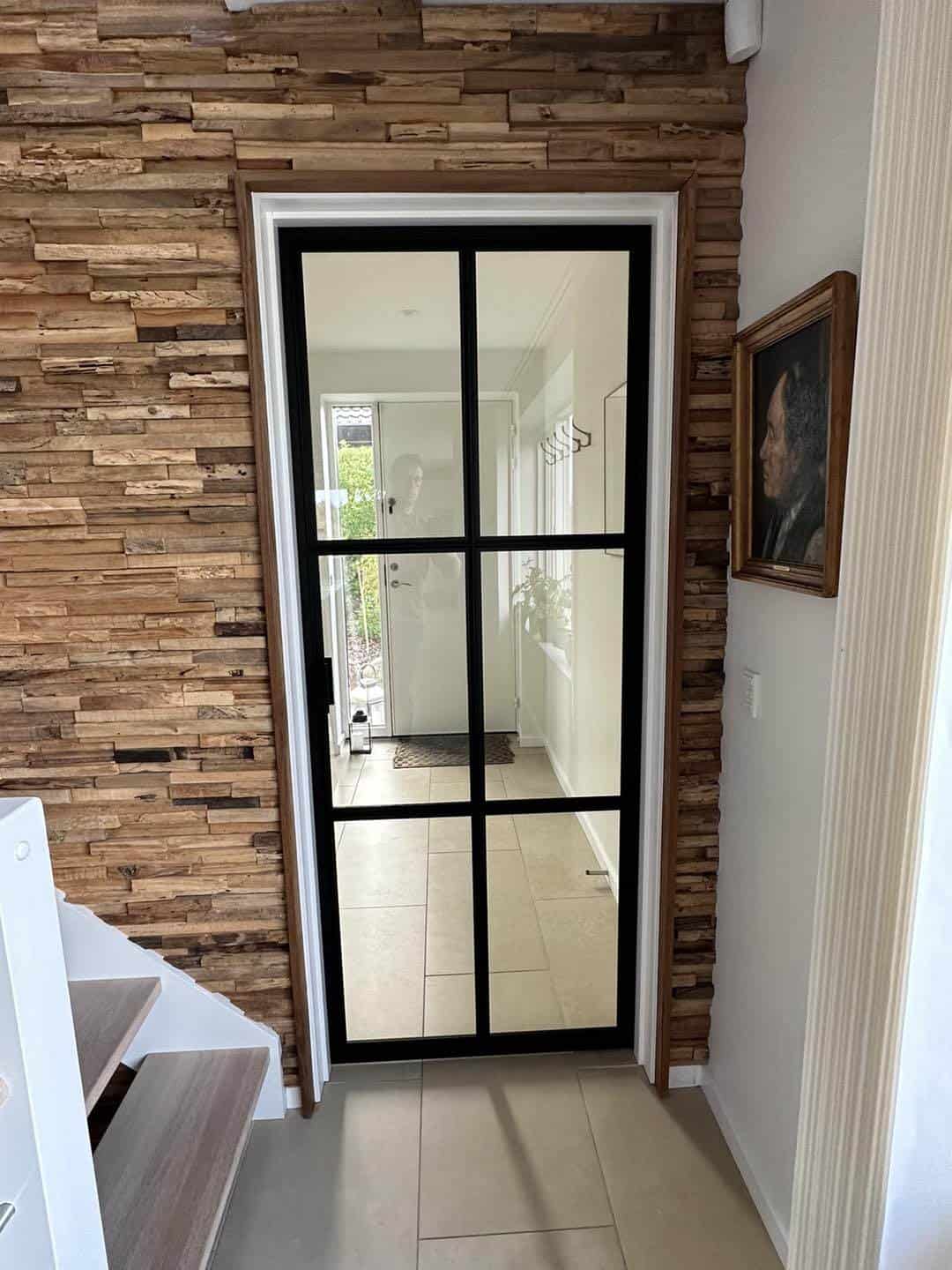 New Yorker dørparti til privatbolig - elegant og funktionelt design.