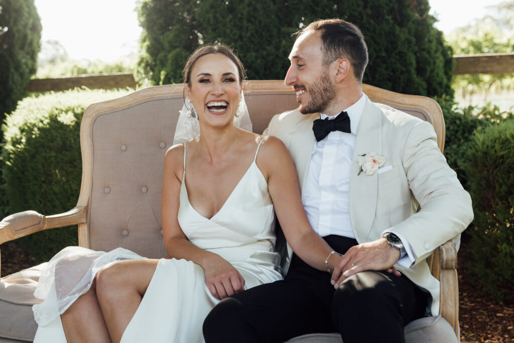 bride and groom southern highlands wedding