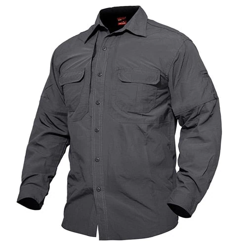 Shirts Men Summer Quick Drying Military Tactical Shirts Long Sleeve Breathable Combat Work Shirt Man Clothing - Image 14
