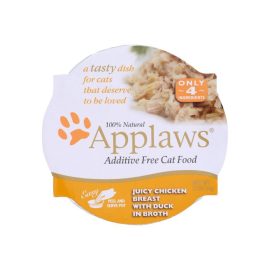 APPLAWS: Cat Pots Juicy Chicken Breast with Duck Peel Top Cat Food, 2.12 oz