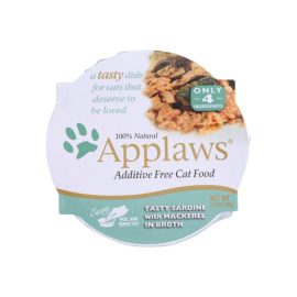 APPLAWS: Tasty Sardine With Mackerel in Broth, 2.12 oz