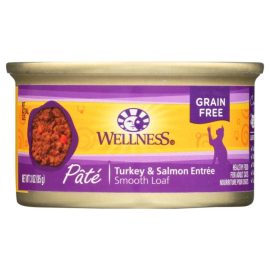 WELLNESS: Complete Health Pate Turkey and Salmon Cat Food, 3 oz