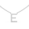 Initial Icons "E" Diamond Letter Necklace - PLEASURE DIAMONDS L.L.C. 9