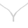 Initial Icons "Y" Diamond Letter Necklace - PLEASURE DIAMONDS L.L.C. 9